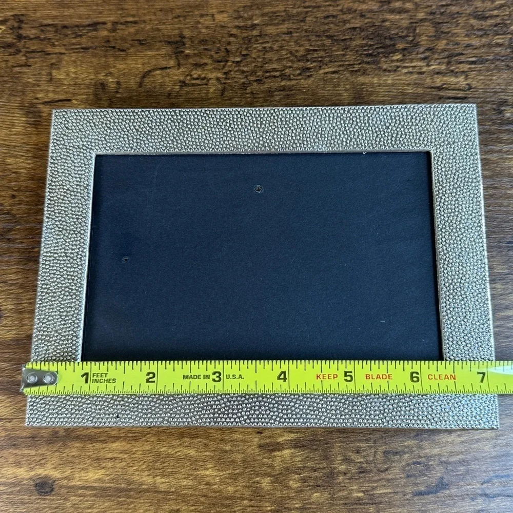 Elegant Gold Brass Photo Frame 6” x 7”